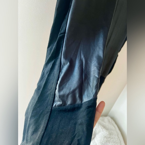 B&B COUTURE Black Contrast Leggings L - Picture 5 of 6